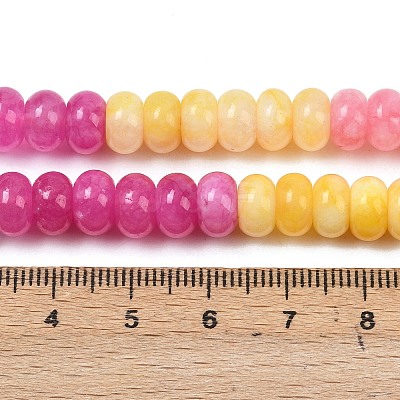 Gradient Color Natural White Jade Beads Strands X-G-NH0006-A09-01-1