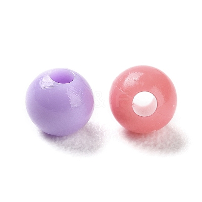 Opaque Acrylic Beads SACR-A006-07-1