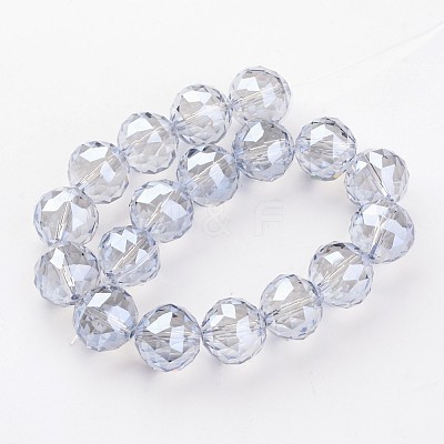 Electroplate Glass Bead Strands EGLA-J140-PL01-14mm-1