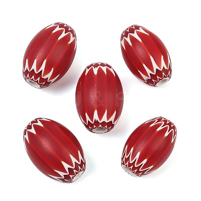 Handmade Millefiori Glass Beads GL-CBAAE72-01A-1