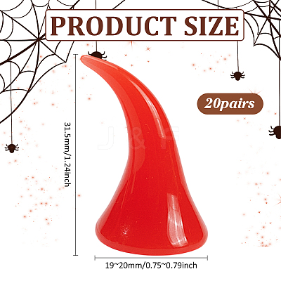 Plastic Cabochons KY-WH0051-09A-1