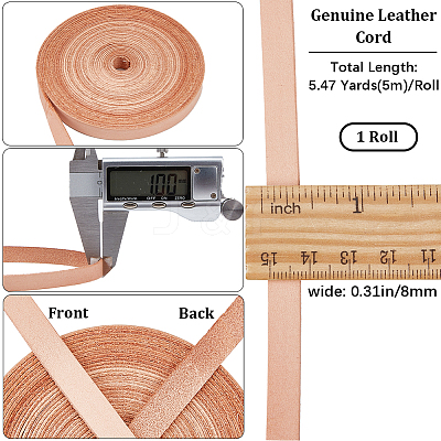 5M Flat Cowhide Leather Cord WL-GF0001-22B-04-1