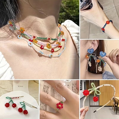 1000Pcs Transparent Acrylic Beads TACR-YW0003-44-1