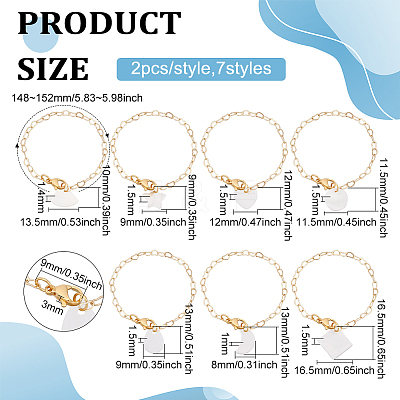 Natural Freshwater Shell Cup Handle Pendant Decorations PALLOY-AB00139-1