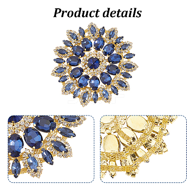 Glass Rhinestone Cabochons FIND-WH0173-515-1