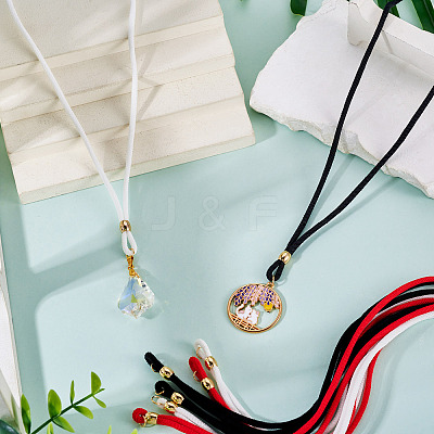 6Pcs 3 Colors 3MM Nylon Braided Cord Necklace Making AJEW-TA00058-1