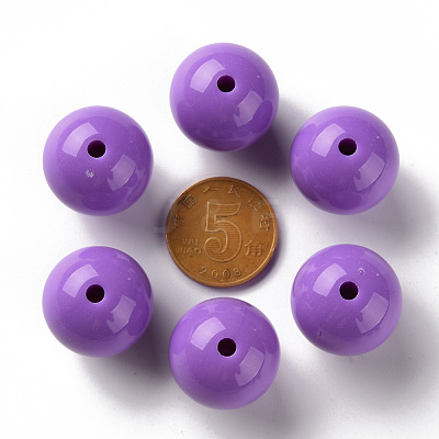 Opaque Acrylic Beads MACR-S370-C20mm-30-1