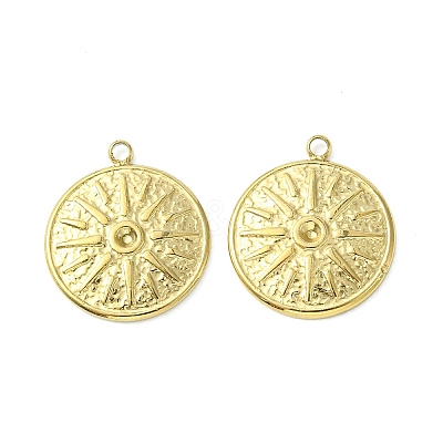 304 Stainless Steel Pendant Rhinestone Settings STAS-L269-011G-1