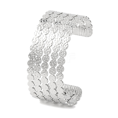 304 Stainless Steel Bangles for Women BJEW-B104-06P-1