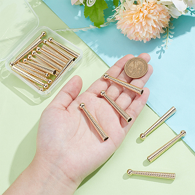 20Pcs Alloy Cord Ends FIND-NB0005-35G-1
