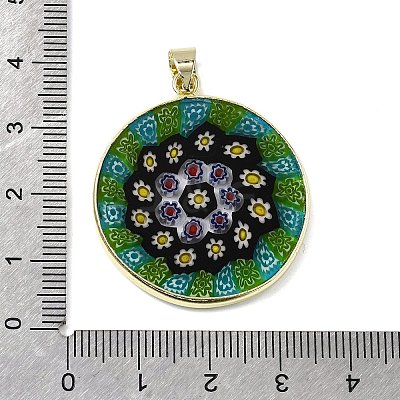 Handmade Lampwork Pendants LAMP-D002-04A-G-1