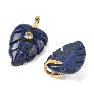 Dyed Natural Lapis Lazuli Pendants GG-CBA105B-01L-G-1