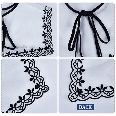 1Pc Detachable Organza Collars AJEW-GF0007-70-1