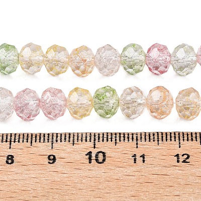Transparent Glass Beads Strands X-GLAA-T023-6mm-A14-1