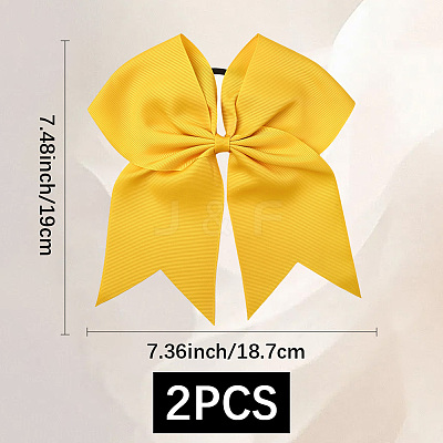 2Pcs Rubber Hair Ties MRMJ-SC0001-49D-1