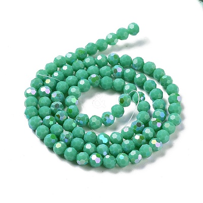 Opaque Glass Beads Strands EGLA-A035-P6mm-L13-1