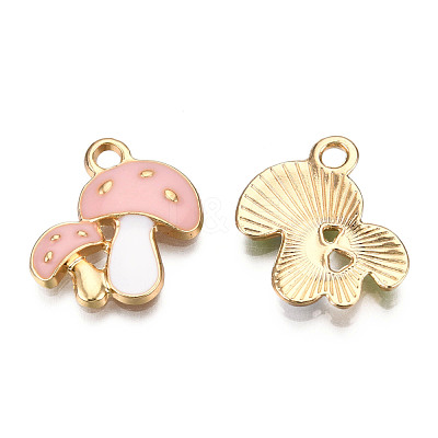 Autumn Theme Alloy Enamel Pendants ENAM-T009-46-RS-1