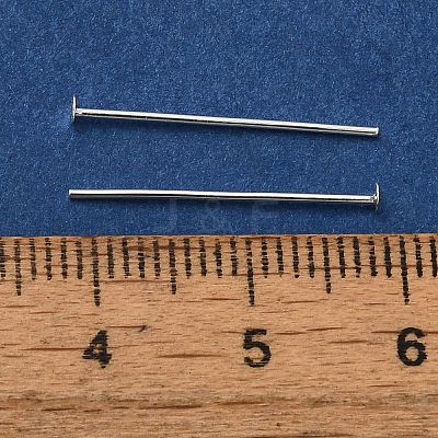 Brass Flat Head Pins KK-H502-01C-S-1
