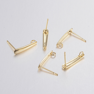 304 Stainless Steel Stud Earring Findings STAS-H436-22-1