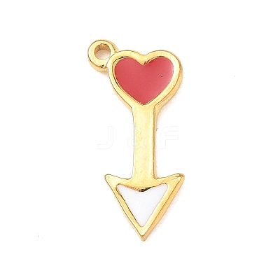 304 Stainless Steel Enamel Pendants SA-CBA8A4A-02G-1