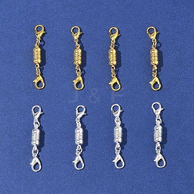 8 Sets Brass Magnetic Clasps Converter KK-FS0001-54-1