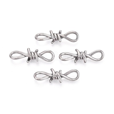 304 Stainless Steel Barbed Wire Links STAS-T072-138P-1