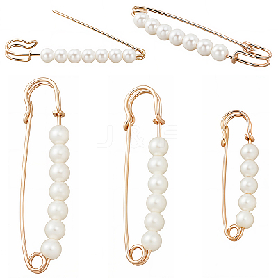 12Pcs 3 Styles Iron Kilt Pins JEWB-SC0001-90-1