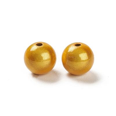 Spray Painted Acrylic Beads MACR-Q154-01C-1