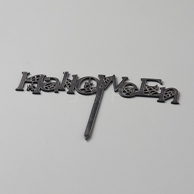 Acrylic Halloween Theme Word Cake Insert Card Decoration DIY-H109-15-1