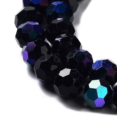 Opaque Glass Beads Strands EGLA-A035-P8mm-L18-1