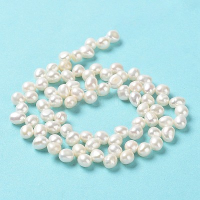 Natural Cultured Freshwater Pearl Beads Strands PEAR-J007-64-1