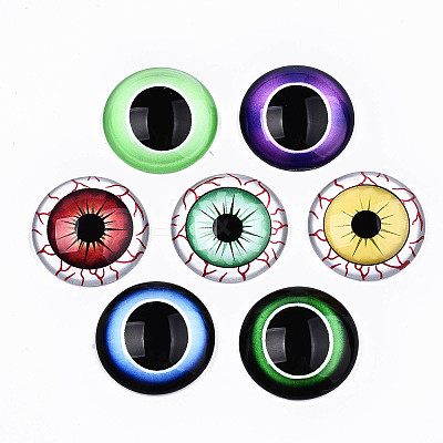 Glass Cabochons GGLA-S036-16-1