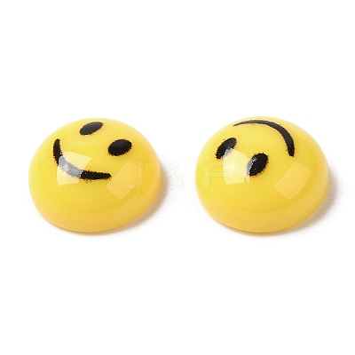 Opaque Resin Cabochons CRES-P024-01-1