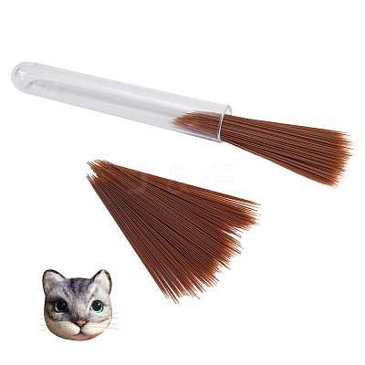 Plastic Simulated Animal Whiskers for Crafts Needle Felting DIY-WH0430-904C-04-1