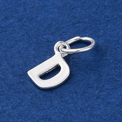 925 Sterling Silver Letter Charms LS-STER-C012-01S-D-1