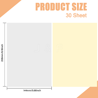 A5 Paper Double Sided Adhesive Sticker AJEW-WH0419-27A-1