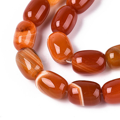 Natural Agate Beads Strands G-N356-02A-12-1