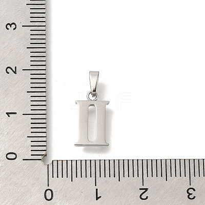 304 Stainless Steel Micro Pave Cubic Zirconia Pendants STAS-H228-02P-02-1
