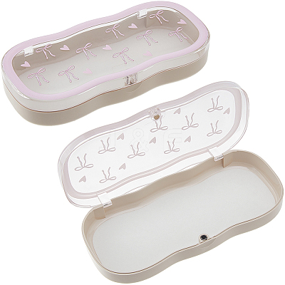 Cute Magnetic ABS Plastic Eyeglass Cases AJEW-WH0007-67-1