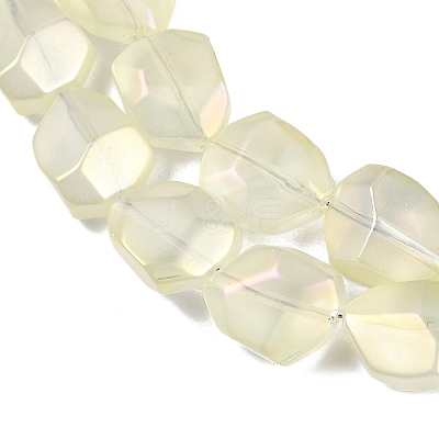 Electroplate Glass Beads Strands EGLA-C009-01A-FR01-1
