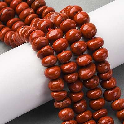 Natural Red Jaseper Beads Strands G-RM250109-B4-1