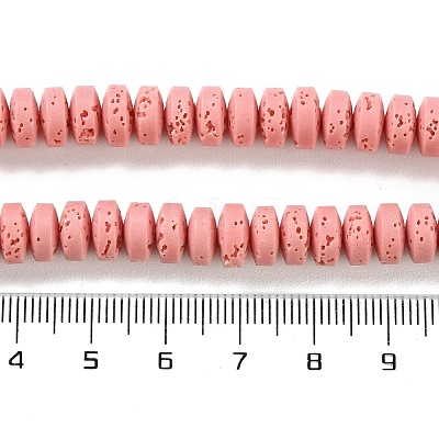Synthetic Lava Rock Dyed Beads Strands G-H311-09-10-1