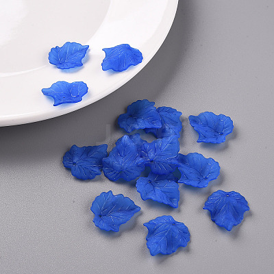 Autumn Theme Transparent Frosted Acrylic Pendants PAF002Y-5-1