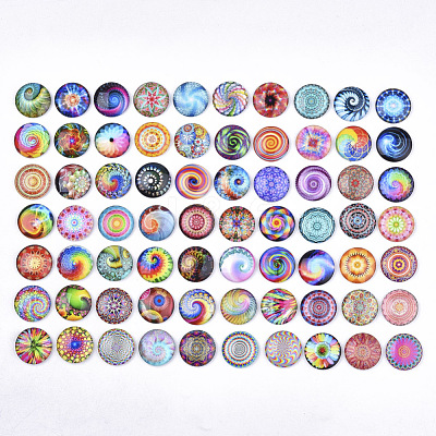 Flatback Glass Cabochons for DIY Projects GGLA-S047-04A-1