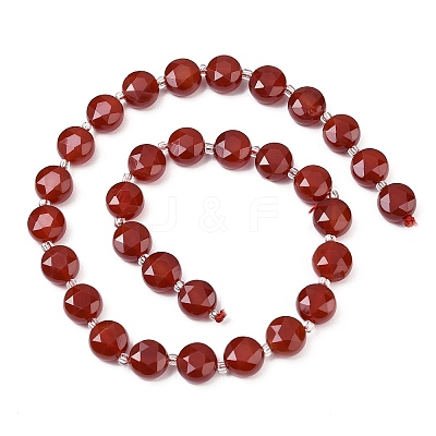 Natural Carnelian Beads Strands G-F812-C01-01-1
