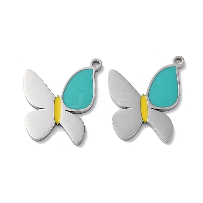 304 Stainless Steel Pendants STAS-C083-01P-1