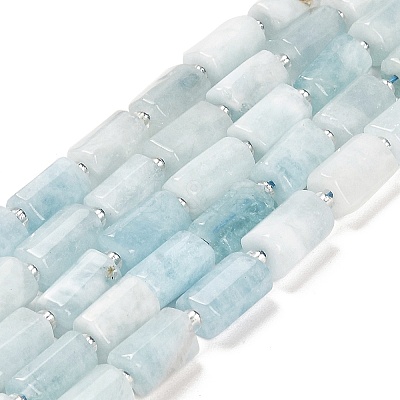 Natural Aquamarine Beads Strands G-G068-A30-01-1