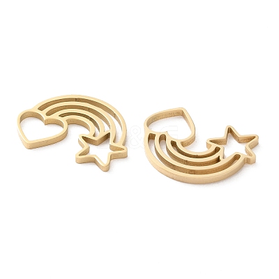 Ion Plating(IP) 304 Stainless Steel Cabochons STAS-Q333-26G-1