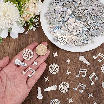 3Bags Paper Laser Disco Confetti DIY-CP0013-90B-1