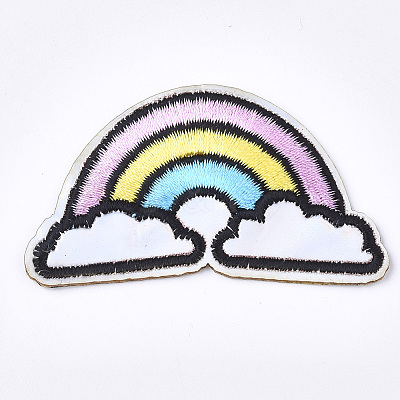 Computerized Embroidery Cloth Iron On Patches FIND-T030-068-1